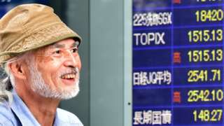 Japanese markets fall after a holiday Japanese markets fall after a holiday